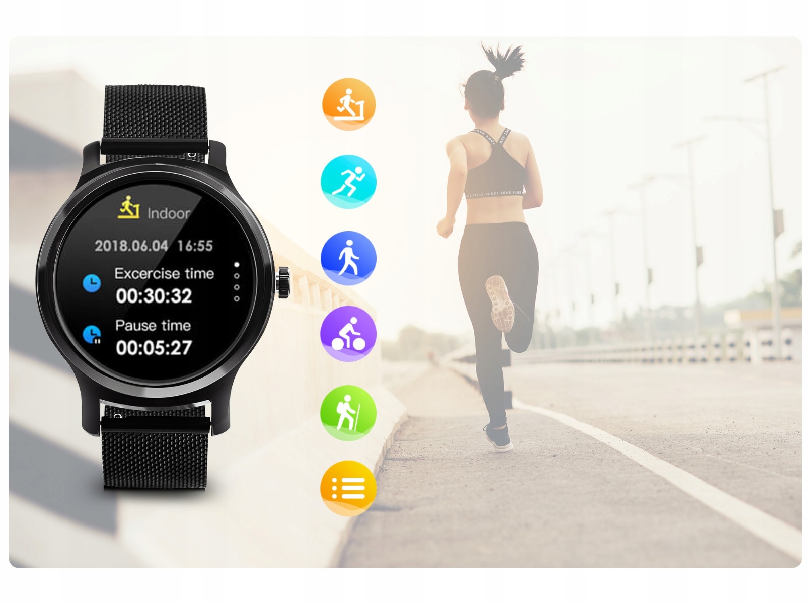 Smartwatch Overmax Touch 2.6 Black