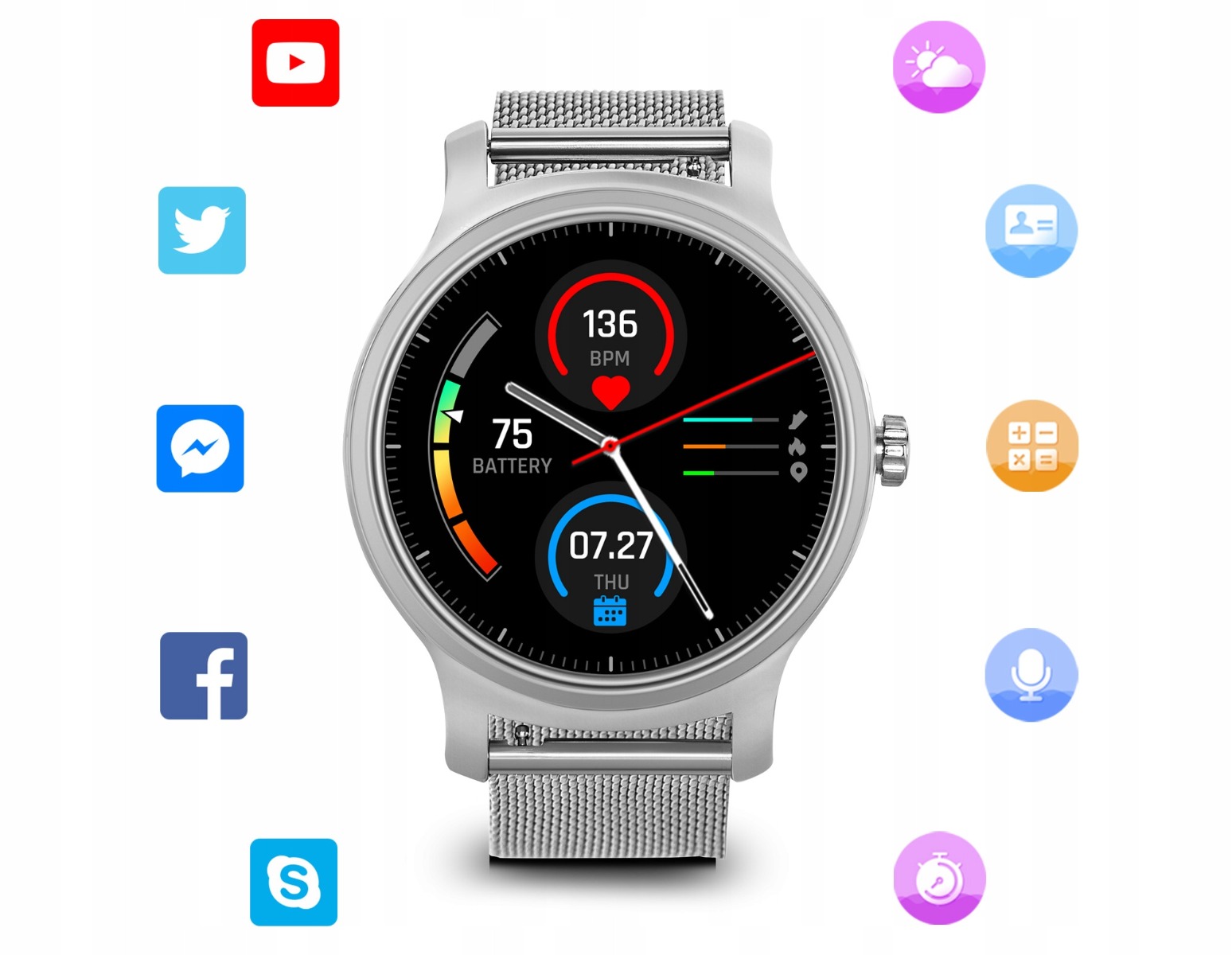 Smartwatch Overmax Touch 2.6 Black