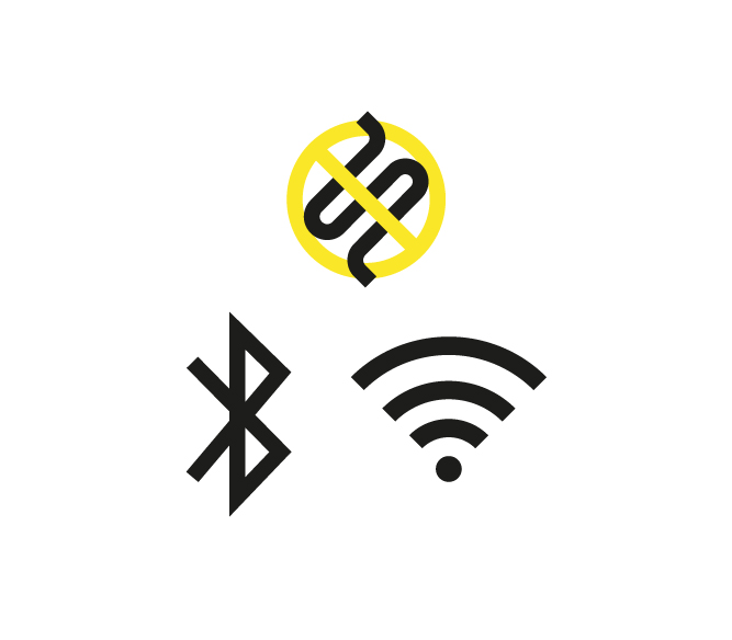 Wi-Fi and Bluetooth wireless connectivity