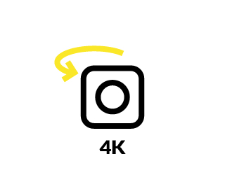 Rotating 4K camera